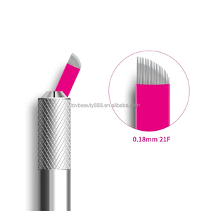 Agujas de Microblading Tebori de Acero Inoxidable con Logotipo Personalizado, Suministros para Tatuaje de Cejas Nano PMU - Product Image 5