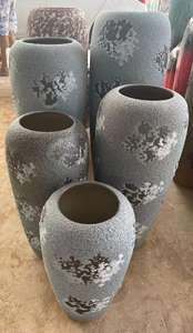 <span class=keywords><strong>Vase</strong></span> en céramique blanche 31 "de haut <span class=keywords><strong>Vase</strong></span> de sol Grands vases à fleurs décoratifs pour la décoration intérieure moderne Cuisine Mariage Décor de ferme - Product Image 3