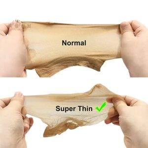 หมวกวิกผม HD 2ชิ้นหมวกตาข่ายยืดหยุ่นแบบบางเฉียบมองไม่เห็น - Product Image 4