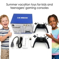 Konsol Game TV Arcade M15 4K PSP PS1 dengan 2 Kontroler Nirkabel, Terpasang Lebih dari 20.000+ Game untuk Anak-anak dan Remaja