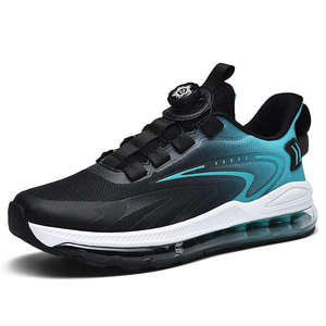 Zapatos de Hombre Talla Grande 48 47, Primavera, Parte Superior de PVC, Entresuela de Látex, Suela de Goma, Amortiguación Completa, Absorción de Impactos, Botón Giratorio - Product Image 3