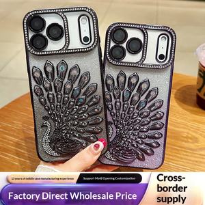 Funda <span class=keywords><strong>de</strong></span> TPU con Diamantes para <span class=keywords><strong>iPhone</strong></span> 17 Air 16 15 <span class=keywords><strong>Pro</strong></span> <span class=keywords><strong>Max</strong></span> <span class=keywords><strong>14</strong></span> Plus 13 12, Protector <span class=keywords><strong>de</strong></span> Lente y Cubierta Plateada, Venta al Por Mayor <span class=keywords><strong>de</strong></span> Fábrica - Product Image 3