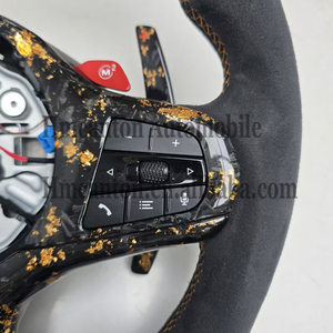 Volante Deportivo LED de Fibra de Carbono y Alcántara para BMW Serie G, M3 G20 G30 G80 M4 G82 M5 CS, Venta al Por Mayor - Product Image 5