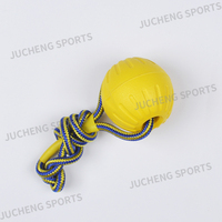 Ling Yun JC-27 chaud nouveau jouet à mâcher pour chien à balle solide écologique petit anneau de traction dans un style classique non toxique pour les animaux de compagnie