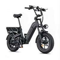 Vélo électrique longue portée avec pneus larges 16*4.0, batterie au lithium 7 vitesses, moteur brushless 750W, couple de 75N.m, moteur de moyeu avant, freinage hydraulique