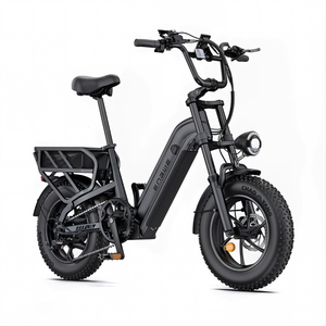 Bicicletta elettrica con pneumatici fat da 16 pollici <span class=keywords><strong>x</strong></span> 4.0, motore anteriore brushless da 750W, doppia batteria al litio da 48V, <span class=keywords><strong>e</strong></span>-bike a lunga autonomia - Product Image 1