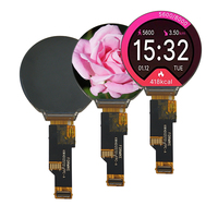 Module d'affichage LCD IPS TFT rond de 1,28 pouce, interface SPI pour montre intelligente 240x240