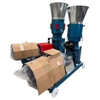 Mini-machine à granulés domestique pour petites exploitations agricoles, haute productivité, alimentation pour volailles et bétail, état neuf