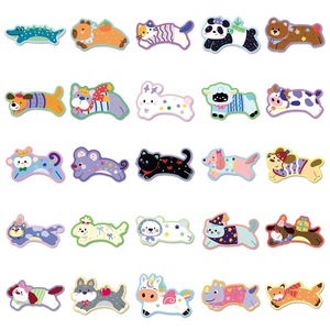 Pegatinas troqueladas de dibujos animados - Calcomanías de vinilo impermeables <span class=keywords><strong>para</strong></span> regalos, diarios, manualidades infantiles y proyectos de bricolaje - Product Image 2