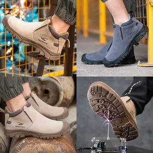 용접 안전 신발, 용접 안전 부츠 신발, 가죽 부팅 강철 발가락 작업 안전 신발