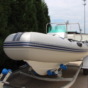 Bateau rigide ENJOYSEA/OEM modèle 420, coque en PVC de 0,9 mm, longueur supérieure à 4 m, 4 rameurs, prêt pour la pêche à la dérive - Product Image 3
