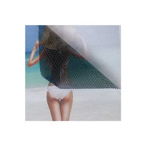 Tome <strong>Perforated</strong> <strong>Vinyl</strong> See Through Sticker Heat Rejection Building <strong>Window</strong> Film Printable Pvc Sticker <strong>Vinyl</strong> Mesh One Way Vision - Product Image 1