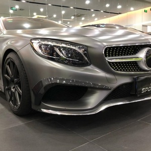 คานาร์หน้าคาร์บอนไฟเบอร์สำหรับ <span class=keywords><strong>Mercedes</strong></span> Benz S500 <span class=keywords><strong>S</strong></span>-Class C217 S550 <span class=keywords><strong>Sport</strong></span> <span class=keywords><strong>Coupe</strong></span> 14-18 - Product Image 1