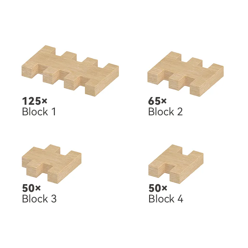 Set di blocchi di costruzione giocattoli per bambini e adulti gioco di costruzione e impilamento interattivo