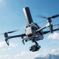 Antenne hélicoïdale GNSS à gain élevé GPS L1/L2 GLONASS G1/G2/G3 BeiDou B1/B2/B3 pour la topographie par drone, la cartographie, le RTK et la modélisation
