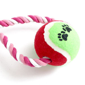 Dual Tennis Ball <b>Design</b> Thirty-eight Centimeter Double Tennis with Eight Knots Pet <b>Toy</b> - Product Image 4