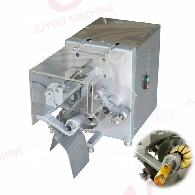 JUYOU Fresh Apple Fruit Processing Machinery Apple Peeling And Cutting Machine Apple Peeling Decore Separating Machine