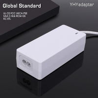 Adaptateur d'alimentation de commutation de bureau 220V AC/DC UK Plug Insert 100-240V 50-60Hz Variété de sortie Tensions 12V 32V 1.8A/1800ma/2A YHY