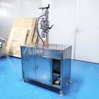 Équipement de sertissage et de scellement de valves d'aérosol de précision rentable Machine de sertissage de scellement d'aérosol semi-automatique