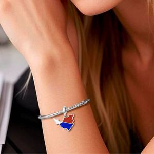 สร้อยข้อมือลูกปัดเงินแท้ 925 ลายธงชาติอารูบา ไซปรัส และเซนต์ลูเซีย ยี่ห้อ Pan Charms เข้ากับสร้อยข้อมือแท้ ดีไซน์ทันสมัย รับประกันคุณภาพ เครื่องประดับคุณภาพสูง - Product Image 6