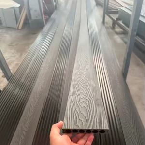 Suelo de WPC Impermeable con Textura de Madera 3D, Tarima de WPC para Exteriores, Estilo Europeo, Técnica de Cepillado, 23 mm de Grosor, para Sótanos y Almacenes - Product Image 1