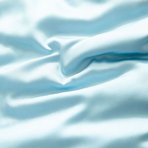 Qin Yue Home Textiles Bamboo Fiber <b>Bedding</b> <b>Set</b> 4 Piece Solid Blue Breathable Duvet Cover Sheet <b>Set</b> For 2.0m Bed - Product Image 2