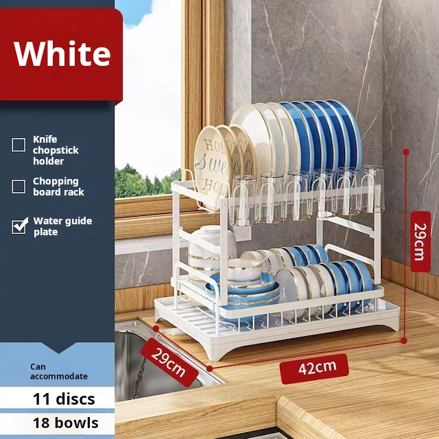 Blanco/con bandeja de agua