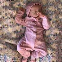 Venta al por mayor 17 "18" pulgadas aspecto libre Real realista recién nacido silicona vinilo dormir Reborn Baby Dolls ropa de niña