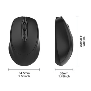 2.4G bt5.2-tương thích có thể sạc lại không dây Gamer chuột Ergonomic Mini USB im lặng cho <span class=keywords><strong>PC</strong></span> máy tính xách tay MacBook máy tính bảng hiệu ứng 3D kho - Product Image 2