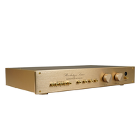 Préamplificateur BRZHIFI Audio Clone Switzerland FM255, amplificateur stéréo HiFi audiophile classique doré, haut-parleurs, préamplificateur home cinéma