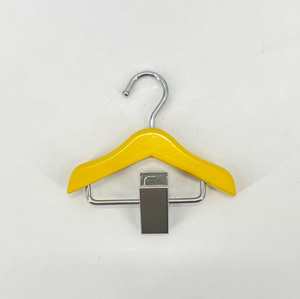Lavinia White Yellow Wooden Pet Dog Cat <strong>Hanger</strong> <strong>Mini</strong> Clothing <strong>Hanger</strong> With Clip - Product Image 3