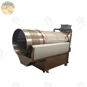 Voedsel Snack Noten Pinda Popcorn Cashew Zonnebloem Gebakken Aardappelchips Cornflakes Trommel Coating Smaakstof Kruidenmixer Machine