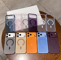 Étui de téléphone magnétique mat pour iPhone 18ProMAX 17, 16, 15, 14, 13, 12, 11, Pro Plus, étui de téléphone anti-chute