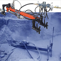 Foreuse hydraulique robuste pour le forage horizontal de carrières de pierre, machine de forage pour travaux de creusement dans les roches dures