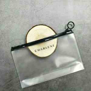 Luxury Clear Transparent Vinyl Plastic Packaging Pvc Cosmetic <b>Bag</b> Zipper Travel Toiletry <b>Bag</b> - Product Image 1