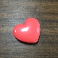 Prix d'usine Emballage personnalisé en forme de coeur Poudre pressée Boîtier compact avec miroir
