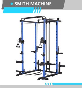 鉄製スミスマシン多機能スクワットラックジム機器腕をターゲットにしたホームワークアウト用胸脚 - Product Image 5