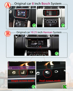 Radio con Sistema Dual Android de 13 Pulgadas, Reproductor Multimedia con GPS, <span class=keywords><strong>CarPlay</strong></span>, para Land Rover, Range Rover, Vogue, L405, Sport, L494, <span class=keywords><strong>Evoque</strong></span>, L538 - Product Image 3