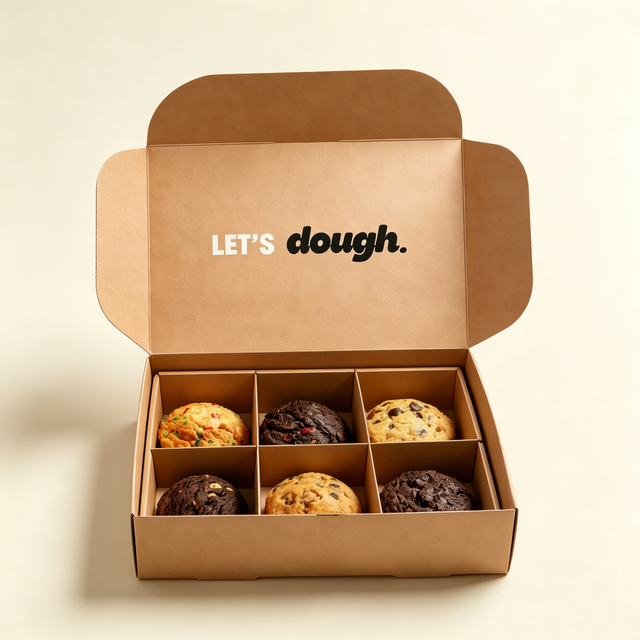 Custom Logo Biodegradable Pastry Packing Wholesale Folding Paper Cardboard Cake Biscuit Cookie Donut Box Packaging