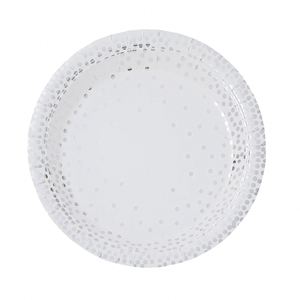 OEM Disposable 9-Inch Round Party <b>Plates</b> Modern Polka Dotted Confetti Foil Designs for Birthday Parties-Factory Direct Supplies - Product Image 5