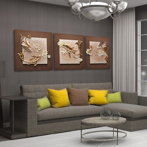 Relife - Arte Mural Moderno de Resina y HDF con Nueve Peces Koi, 100% Hecho a Mano, Personalizable, Decoración para el Hogar para Múltiples Ocasiones, Modelo B661727B - Product Image 3