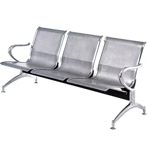 लोकप्रिय स्टेनलेस स्टील के इस्तेमाल Pubilc इंतज़ार कुर्सी/सार्वजनिक फर्नीचर हवाई अड्डे प्रतीक्षा कुर्सी