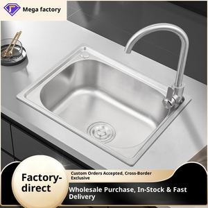 Fabbrica moderna spazzolata Stretch singola ciotola 304 in acciaio inox lavello da cucina senza rubinetto un foro <span class=keywords><strong>di</strong></span> <span class=keywords><strong>piccole</strong></span> <span class=keywords><strong>dimensioni</strong></span> - Product Image 5