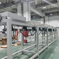 Station de cartonnage robotisée parallèle Delta à vision guidée 80ppm 1200mm 500kg Machine automatique de placement et d'emballage de sacs et de boîtes 0.5kW