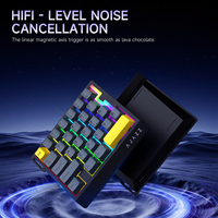 Teclado Mecánico para Juegos Ajazz Ak029 de Una Mano, 29 Teclas, Interruptor Magnético, Cableado, Ultraportátil para Windows y Mac