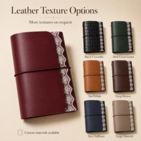 Carnet de notes A5 en cuir PU personnalisé, couverture souple, avec cordon élastique, pages rechargeables, logo, cadeau, fournisseur en gros