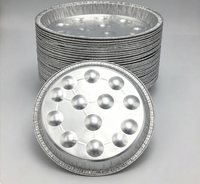 Barquettes rondes en aluminium pour aliments chauds et froids