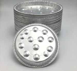 Barquettes rondes en <span class=keywords><strong>aluminium</strong></span> <span class=keywords><strong>pour</strong></span> aliments chauds et froids - Product Image 1