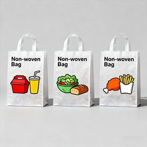 Sac non tissé imprimé homard et bière, pour livraison de repas, courses, restaurants, usage quotidien, design pratique - Product Image 1