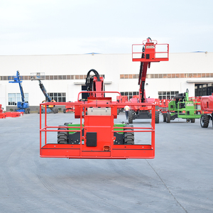 Plataforma elevadora articulada autopropulsada eléctrica y diésel, 18 m de altura de trabajo, 7500 kg de peso, para construcción y mantenimiento - Product Image 1